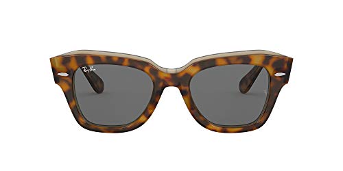 Ray-Ban State Street Lentes oscuros, Blonde Havana/Grey, 49/20/145 para Mujer