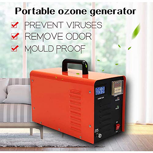 Raymonj Generador de ozono Industrial 5000 MG/h O3 Ozonizador Desodorante purificador Aire para Tratamiento Aire y Agua para el hogar, fábrica