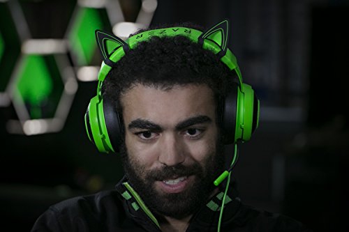 Razer - Kitty Ears para auriculares Kraken, compatible con los modelos 2019, TE y X, diseño Individual, color verde