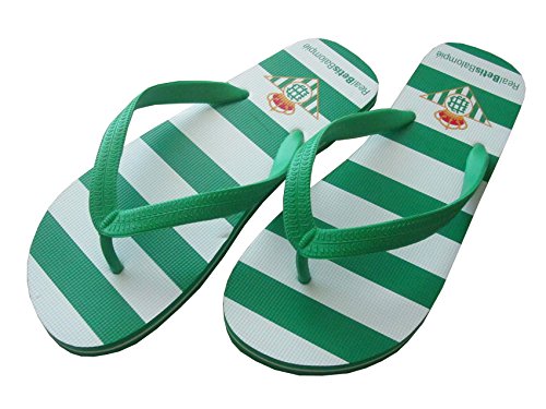 Real Betis Balompié Chabet Chanclas, Verde/Blanco, 42