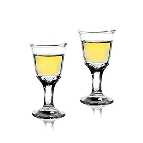 REATR 2pcs 10ml, 0.4oz Mini Wine Shot Glass Shooter Licor de Vino Spirit Sake Alcohol Cups Chino japonés Copas de Agua - Vaso de Agua para Tequila Vodka Copa de Vino Chino Vasos de chupito