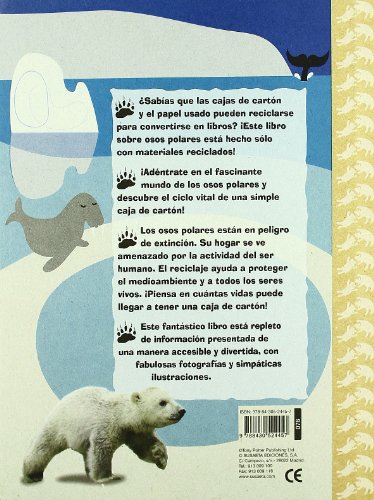 Recíclame. Antes era una caja de cartón, pero ahora soy ¡un libro sobre osos polares!