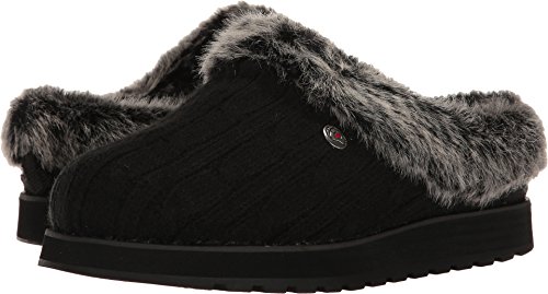 Recuerdos De Skechers Hielo Zapatillas De Ángel para Mujer Mula 3 UK/ 36 EU Negro