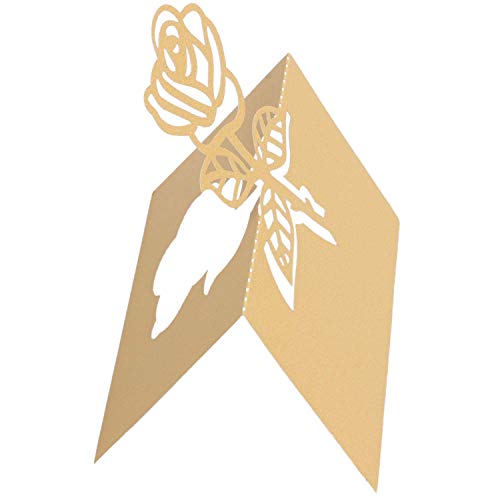 Reeseiy 60X Rose Paper Números De Mesa De Boda Tarjeta De Lugar Tarjetas De Nombre De Acompañante Para Decoraciones Románticas De Mesa De Boda Celebrar Y Eventos Oro Blanco Venta Inicio Uso Diario Pro