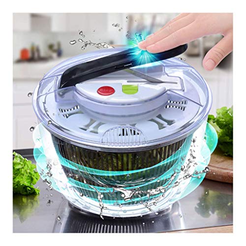 Reeseiy Ensalada Slinger Deshidratador Múltiple Cesta De Descarga Cocina Lavadora De Verduras Y Frutas Secadora Ahorro Doméstico Venta De Verduras Hogar Uso Diario Producto