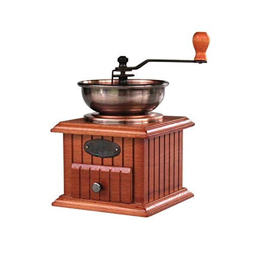 Reeseiy Molinillo De Mano Portátil Molinillo De Café De Madera Estilo Vintage Molienda Diseño De Rueda De La Fortuna Máquina De Cafetera Manual Venta Inicio Producto De Uso Diario