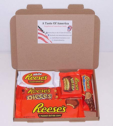 Reese's American Candy Gift Boxs - Wedding Birthday Party Retro Sweets Reeses RW