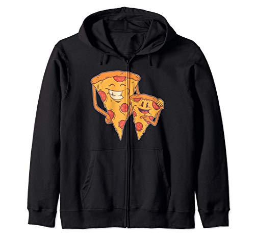 Regalo familiar de pizza, pieza de pizza de panadería Sudadera con Capucha