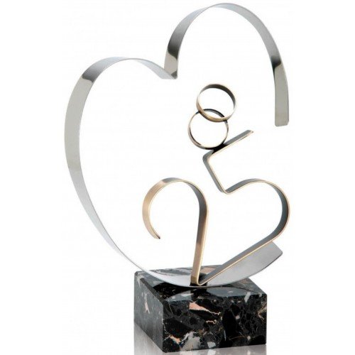 Regalo para bodas de plata GRABADO figura corazón 25 aniversario regalos PERSONALIZADOS