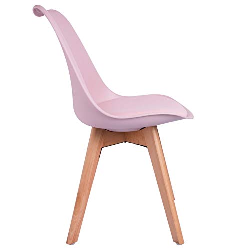 Regalos Miguel - Sillas Comedor - Silla Synk Basic - Rosa - Envío Desde España