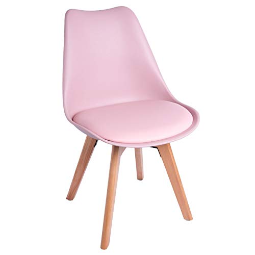 Regalos Miguel - Sillas Comedor - Silla Synk Basic - Rosa - Envío Desde España