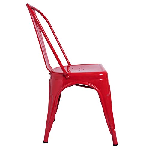 Regalos Miguel - Sillas Comedor - Silla Torix - Rojo - Envío Desde España