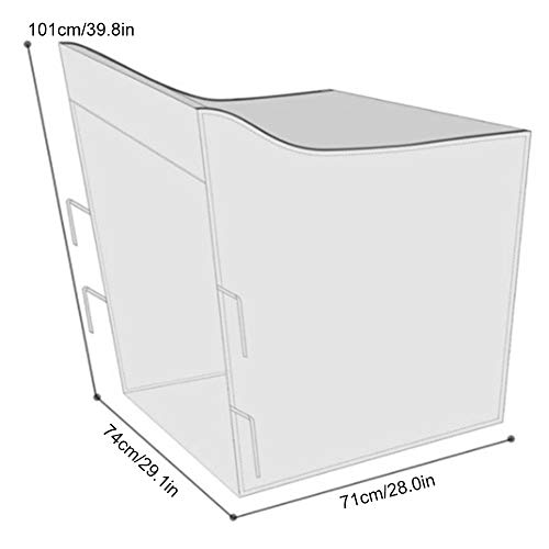 Rehomy Protección de La Cubierta de La Lavadora para La Lavandería en El Hogar Secador de Protector Solar a Prueba de Agua Dispositivo de Lavado Protector a Prueba de Polvo