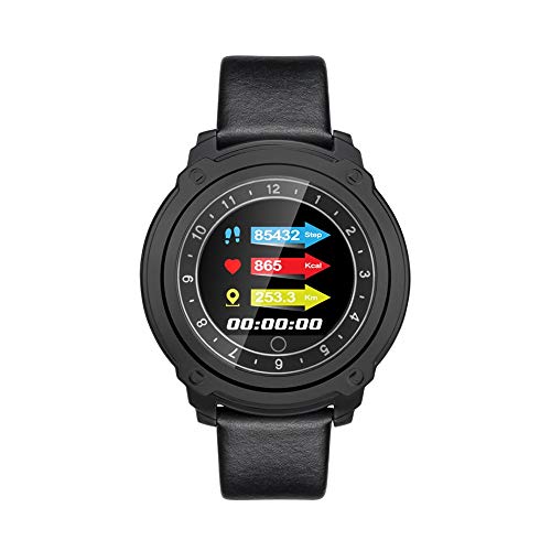 Reloj Deportivo Inteligente Monitorización De Oxígeno De La Sangre con Frecuencia Cardíaca Impermeable para El Gimnasio Podómetro Deportivo Multifunción con Rastreador De Pulsera Negro