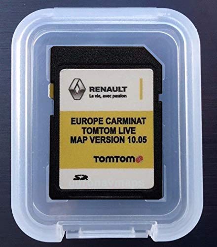 Renault Tomtom Carminat Live Sd Card Europa 2018-2019