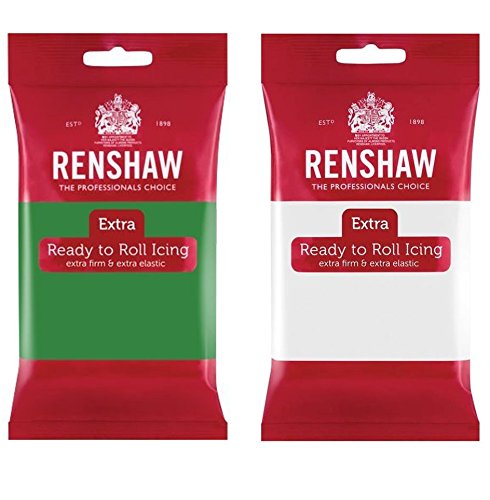 RENSHAW FONDANT - PACKS DE DOS UNIDADES (Verde y blanco)