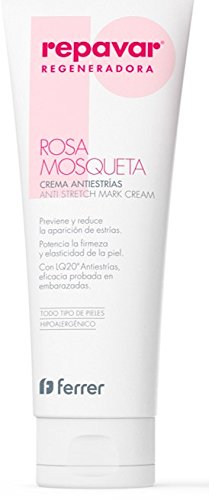 Repavar Regeneradora Crema Antiestrías, previene y repara estrias. 250 Ml