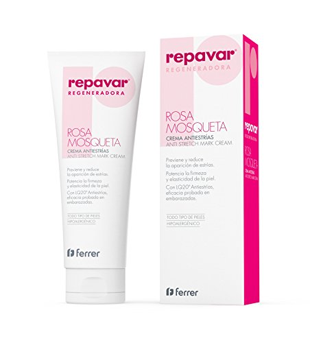 Repavar Regeneradora Crema Antiestrías, previene y repara estrias. 250 Ml