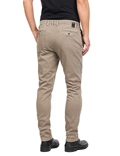 REPLAY Zeumar Vaqueros Slim, Beige (Sand 20), 28W / 30L para Hombre