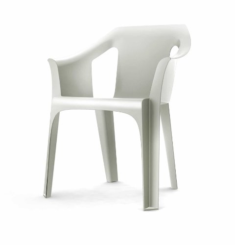 resol M126747 - Sillon Resina apilable Cool Blanco