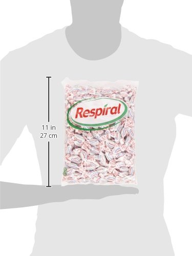 Respiral - Caramelo duro refrescante - Sabor mentol y eucalipto - 1 kg