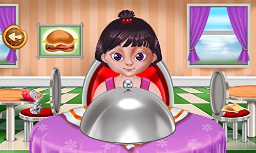 Restaurante prepara la comida: hamburguesas, pinchos de barbacoa, helados y bebidas ! juego educativo para niños y niñas - GRATIS