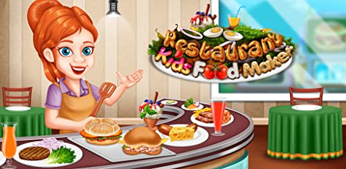 Restaurante prepara la comida: hamburguesas, pinchos de barbacoa, helados y bebidas ! juego educativo para niños y niñas - GRATIS