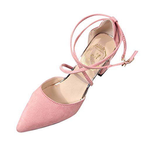 RETUROM-sandalias Sandalias para Mujer, Verano, Las Mujeres Elegantes Puntiagudos Solos Zapatos Alta Sana Sandalias