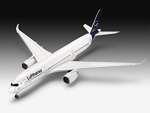 Revell-Airbus A350-900 Lufthansa New Li, Escala 1:144 Kit de Modelos de plástico, Multicolor, 1/144 03881 3881