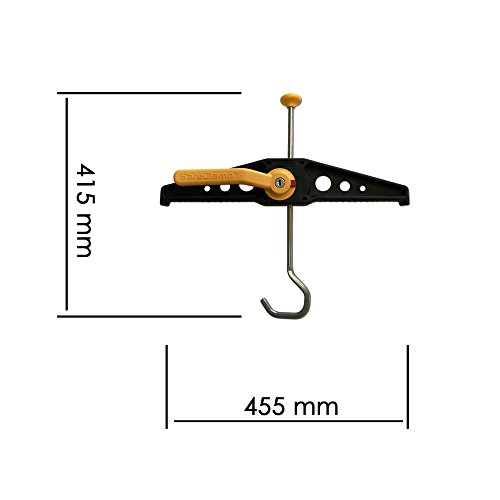 Rhino SafeClamp Sistema de Pinzas para Escalera para el Montaje en bacas de Coche