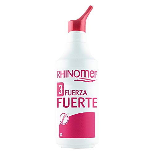 Rhinomer - Spray Nasal de Agua de Mar - Fuerza Fuerte 3 - Para Adultos y Niños mayores de 6 años - 135 ml