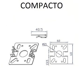 RIBER 150.001 Motor tubular 10NW estándar 35mm con regulación de carrera mecánico vía cable, para eje de 40