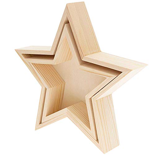 Rico Design Bandejas de Madera 2 Estrellas 100% FSC