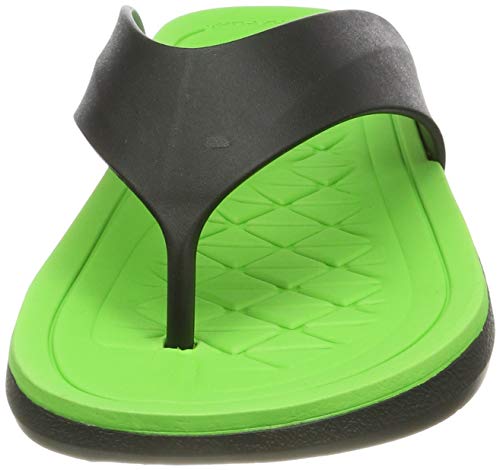 Rider Infinity II Thong Ad, Chanclas para Hombre, (Black/Green 8855), 42 EU