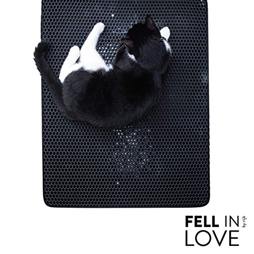 riijk Estera de Arena para Gatos - Alfombra Gatos arenero - Fell in Love