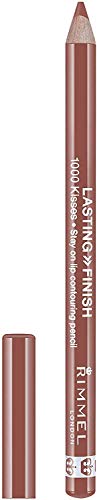 Rimmel London 1000 Kisses Lipliner Perfilador de Labios Tono 050 Tiramisu - 4 gr - Pack de 3