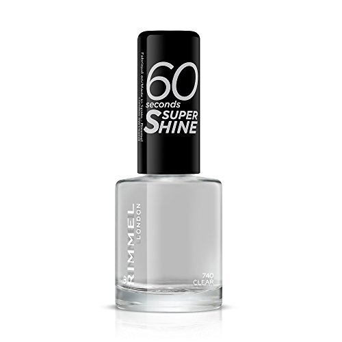 Rimmel London 60 Seconds Super Shine Esmalte de Uñas Tono 740 Clear, 8 ml