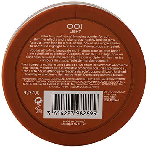 Rimmel Number 001 Radiance Brick - Polvos bronceadores, 12 g