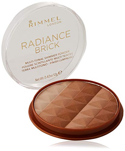 Rimmel Number 001 Radiance Brick - Polvos bronceadores, 12 g