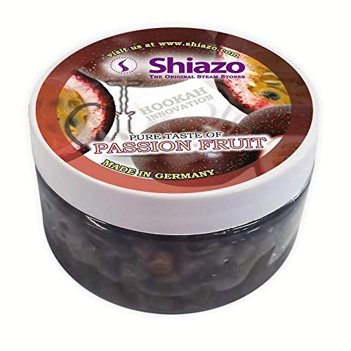 RMAN - Piedras para cachimbas, sin tabaco y sin nicotina; 4 sabores: arándano, plátano, fruta de la pasión, té helado Long Island.