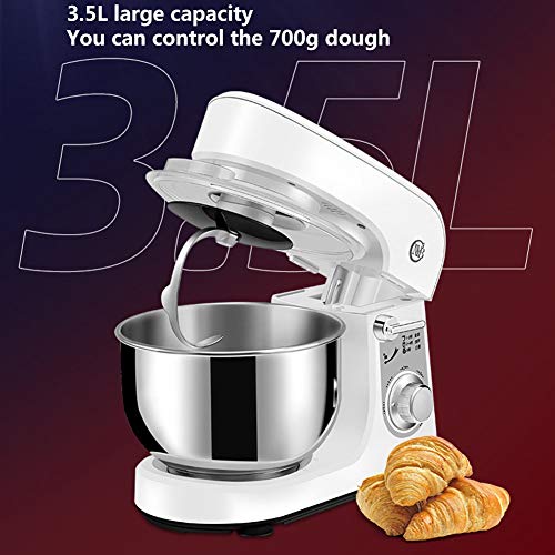 Robot De Cocina Batidora De 5 Velocidades, Con Cuenco De Acero Inoxidable De 5,5 Litros, Batidor K, Gancho Para Masa, Batidor Para Hornear Pasteles, Masa, Pan, Postres Y Más En La Cocina,Rojo