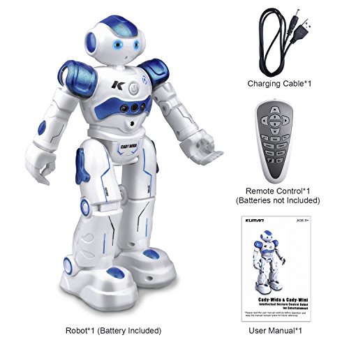 Robot de Juguete de Regalo, Smart Robotics Camina Canta Baila Programables y Sensación de Gestos para el Entretenimiento de Los Niños KR2