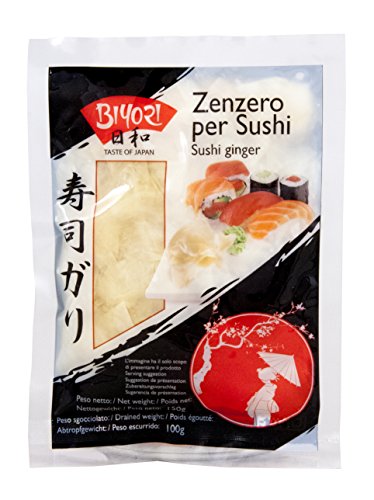 Rodajas de Jengibre Fresco Encurtido para Sushi - Biyori 150 g.