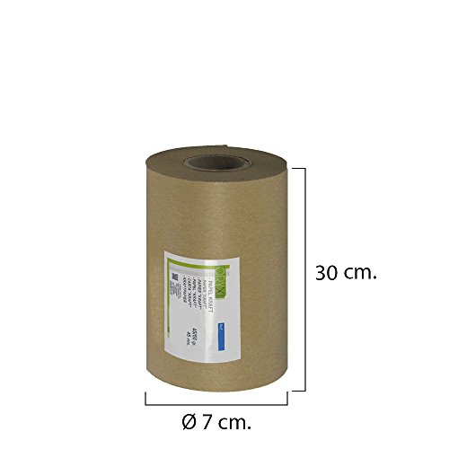 Rollo de Papel Kraft 45/50 Gramos (Rollo 30 cm. x 45 Metros) Color marrón.