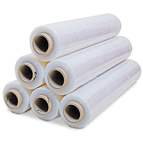 Rollo Grande ,Rollos Film estirable Transparente 2Kg 23micras Paquete de 6 rollos/COMPRE MÁS TIENE UN DESCUENTO DEL 5%