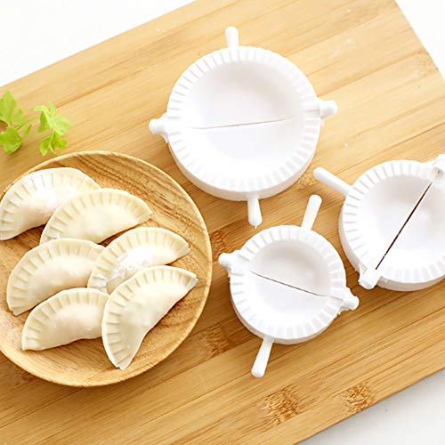 Romote 3pcs Prensa Ravioli Pasta de pasteles de la empanada de masa hervida herramienta del fabricante de Gyoza Empanada del molde del molde