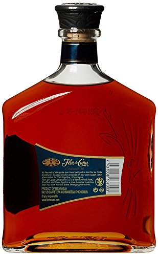 Ron Premium Flor de Caña 12 Años - 1 botella de 70 cl