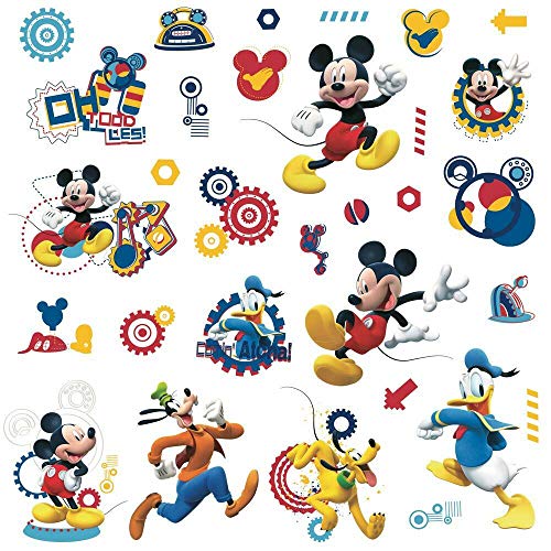 RoomMates Pegatina de Pared con diseño de Mickey Mouse Clubhouse - Mickey Mouse Clubhouse Capers Peel and Stick Wall Decals