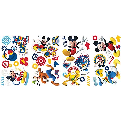 RoomMates Pegatina de Pared con diseño de Mickey Mouse Clubhouse - Mickey Mouse Clubhouse Capers Peel and Stick Wall Decals