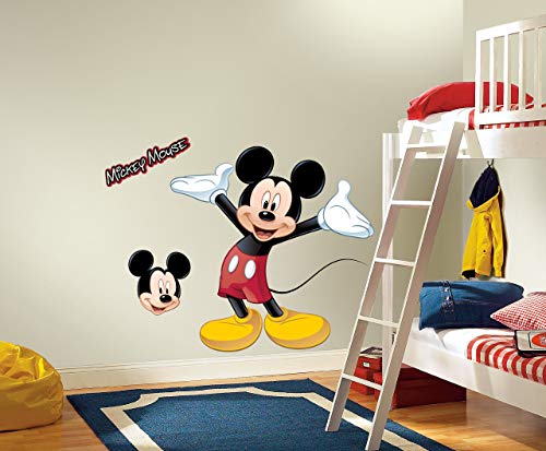 RoomMates RMK1508GM Pared Mickey Mouse Solo Pegatina Gigante, Multicolor